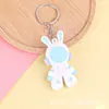 Llavero de Dibujos Animados de PVC Estéreo de Goma Suave 3D de Silicona Llave de Coche Pequeño Colgante Souvenir Accesorios de Joyería Personalización