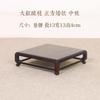 Soporte de Exhibición en Miniatura de Caoba al por Mayor para Macetas Madera Maciza Palo de Rosa Rojo Simple Tetera Quemador de Incienso Jarrón Adorno Fondo para Joyería