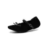 Zapatos Mary Jane de suela silenciosa ultra suaves tipo rollo de huevo con bloques de color en tono ante de oveja, estilo otoño 2026, aumento interno de altura, tacón medio de piel genuina para mujer