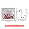 Ganchos en S Navideños Más Vendidos, Regalos Metálicos Festivos, Ganchos Multifuncionales de Acero Inoxidable, Accesorios para Decoración de Árbol de Navidad