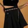 Cadena de cintura de perlas nueva transfronteriza cadena corporal falda accesorios ajustados a la cintura dulce versátil cadena de metal en stock al por mayor