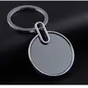 Llavero de Metal para Coche con Grabado Láser de Logo de Apertura, Doble Cara, para Regalo, Número de Hotel, Accesorio Anti-Pérdida