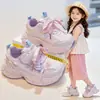 Zapatos Deportivos Ligeros para Niñas 2026 Nuevo Estilo Niños Versión Coreana Suela Gruesa Zapatos Papá Niña Suela Suave Antideslizantes Zapatos para Correr Modernos