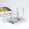 Copo de vela de vidro criativo aromaterapia vela simples garrafa de vidro recipiente de vela decoração para casa fragrância castiçal copo vazio