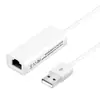Tarjeta de red USB para portátil de escritorio USB tarjeta de red externa USB puerto de red externo de 100 m conexión cable de red sin controlador