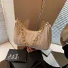 Verano Nuevo Versátil Moda Paja Tejida Retro Bolso Baguette Sobaco Simple Literario Bandolera de Mano de Hombro Único para Mujer