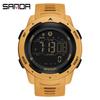 Sanda SANSDA Podómetro de Calorías Reloj Despertador Impermeable Multifuncional Montañismo Resistente a Golpes Reloj para Hombres y Mujeres 2145