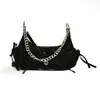 Bolso Elegante Sexy de Nicho para Mujer Nueva Moda Primavera y Verano 2024 Bolso Cuadrado Pequeño Versátil Bolso de Hombro Simple Casual