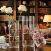 Florero de vidrio liso para plantas hidropónicas, maceta creativa de vidrio de borosilicato alto, florero artístico para arreglos florales, botella para paisaje de musgo