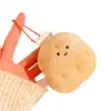 Muñeco de Peluche Llavero Comida Oden Seta Chica Chile Llavero de Peluche Versátil para Mochila Pequeño Regalo