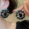 Pendientes colgantes de rombos con borlas tachonados de diamantes de aguja de plata transfronterizos europeos y americanos, pendientes exquisitos y de moda, pendientes versátiles y elegantes al por mayor