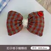 Accesorios de tela para niños con lazo 3D frescos y lindos, bordado de tulipán, cojín, accesorios para el cabello con lazo, accesorios para la ropa
