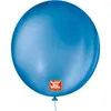 Balão Redondo Plano Azul Cobalto 9