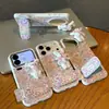 Adecuado para Iphone17Promax Conejo Floral Manzana 16/15 Soporte 14/13 Mejor Amigo 12/11 Funda de Teléfono