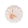 Prato Grama de Outono Louça de Melamina Imitação de Porcelana Prato Redondo Prato de Plástico Prato de Jantar Renda Redonda Prato de Servir Prato Plano de Melamina