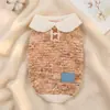 Ropa nueva para perros de otoño e invierno, suéter cálido de lunares con cuello de muñeca dulce, ropa para perros y gatos pequeños, indumentaria para mascotas