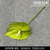 Decoración de Flores Artificiales Verdes Material de Flores de Hoja de Manzana Flor Exterior Planta Verde Hermoso Arreglo Chen Simulación de Hoja de Tortuga Arte Floral para Boda