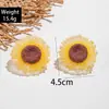 Amazon Transfronterizo Frescos Coloridos Pendientes de Flor de Girasol Dulce Atmósfera Pendientes Colgantes de Flor de Tulipán Joyería
