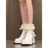 Preto Mary Janes Lolita Salto Grosso Baixa Estatura 2026 Outono/Inverno Novos Saltos Altos Versátil Solado Grosso Sapatos Pequenos de Couro Feminino