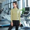 Conjunto Esportivo para Mulheres, Roupa para Corrida ao Ar Livre e Yoga, Top Profissional de Treinamento para Academia de Secagem Rápida, Conjunto de Três Peças de Manga Longa para Primavera