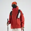 Chaqueta tres en uno para hombre y mujer, a prueba de viento e impermeable, conjunto de dos piezas de forro polar para otoño e invierno para senderismo, ciclismo y montañismo, personalizable