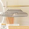 Cabide transparente engrossado antiderrapante roupas sem costura pendurado prateleira de secagem doméstica roupas adultas apoio plástico secagem roupas penduradas atacado