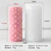 Pilar Estrela Lua Transfronteiriço Vela Artesanal Molde de Silicone DIY Vela Cilíndrica de Aromaterapia Decoração Ferramenta Abrasiva