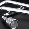 Llave de Cruz para Neumáticos en Forma de L, Dado de 17 mm, Doble Extremo, Cabeza Plana de 21 mm, Herramienta Portátil para Quitar y Cambiar Neumáticos