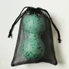 Bolsa de Almacenamiento para Cuerda de Saltar del Fabricante, Bolsa de Malla con Cordón de Doble Cara, Bolsa de Malla de Almacenamiento de Poliéster