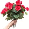 Flores Artificiales con un Toque de Lujo, Arreglos Realistas de Flores de Begonia, Ramos de Flores Artificiales, Paisajismo con Flores Artificiales
