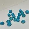 Pulsera Accesorio de Joyería DIY E80 de Turquesa Azul Magnesita Incrustada con Cuentas de Semilla y Cuentas Sueltas