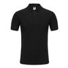 Nueva Camisa Polo de Verano 200g Algodón Cvc65 Cuello Camisero Manga Corta para Hombre Malla Piqué Color Sólido Holgada Ropa de Trabajo