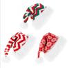 Gorro navideño de lana de punto, gorro navideño de felpa a rayas de alta calidad, gorro de Papá Noel, decoración navideña