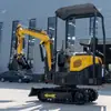 Excavadora de Orugas de Ingeniería Rusa Tipo 10 Pala Agrícola y Máquina Excavadora de Zanjas Excavadora de Trituración en Interiores