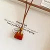 Bolsa Colgante Collar para Gafas de Sol Magnéticas de Cuero Dopamina Cadena de Suéter Casual de Verano Versátil Moda Collar Dulce