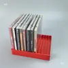 Caixa de Armazenamento de Discos de CD Suporte de Exibição 12 Peças Álbum de Armazenamento de Discos de CD para Desktop DVD Exibição de CD