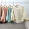 Blusa Plissada Casual para Mulheres, Cor Sólida Estilo Básico, Caimento Solto, Emagrecimento, Adequada para Trabalho e Lazer, Mangas Morcego, Camiseta Versátil Issey Miyake