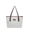 Bolsa tote fresca estilo coreano para atacado para mulheres, novo modelo de verão 2026, bolsa de ombro simples color-blocking, bolsa de ombro para o dia a dia