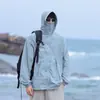 Ropa con protección solar UPF50 para hombres y mujeres, ropa fina resistente a los rayos UV para montañismo, actividades al aire libre, de secado rápido, transpirable, ropa con protección solar