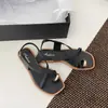 Nuevas Sandalias Planas de Tira en el Dedo con Cordón Decorativo para Mujer, Moda para Exteriores, Sandalias Romanas para Vacaciones, Primavera/Verano 2026