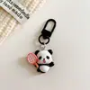 Lindo Colgante Llavero Panda Deportivo Dibujo Animado Divertido Colgante para Mochila de Niña Regalo para Novia Estudiante