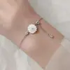 Colar de Margarida com Concha para Mulheres, Design de Nicho, Celebridade da Internet, Temperamento de Luxo Leve, Corrente para Clavícula com Franja, Estilo Minimalista Ins