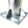 Poste para Señalización Poste de Valla Poste de Poste de Acero Galvanizado Poste de Tubo de Acero Galvanizado Poste para Espejo de Ángulo Amplio para Carretera Exterior con Base Tubo de Acero Engrosado