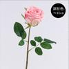 Rosa Lunar Europea Simulada Boda Día de San Valentín Flor Artificial Boda Sensación de Alta Gama Ramo de Flores Falsas de Rosa