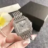 Reloj de Negocios Cuadrado Serie Cheetah Cielo Estrellado para Dama Nicho Lujo Ligero Resistente al Agua Moda Simple Reloj de Cuarzo para Mujer