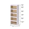 Armario de Almacenamiento sin Instalación Hogareño Caja de Almacenamiento Plegable Integrada Organizador de Plástico para Ropa Caja de Almacenamiento para Zapatos Juguetes