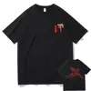 Camiseta Masculina Natanael Cano Corridos Tumbados CT Estampa Preguiça Manga Curta Cruzamento de Fronteiras