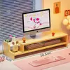 Soporte de altura ajustable para computadora para escritorio de oficina con cajones, almacenamiento de escritorio, estación de trabajo de escritorio de oficina, estante para pantalla de monitor