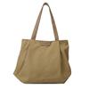 Bolsa casual de gran capacidad para mujer, bolso de hombro de moda, bolso tote simple de lona de nailon, bolsa de clase para estudiante universitario, para ir al trabajo