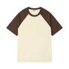 Camiseta de algodón pesado de 200 g, manga corta raglán de color a juego, moda infantil y para padres e hijos, impresa, se recomienda para hombres y mujeres